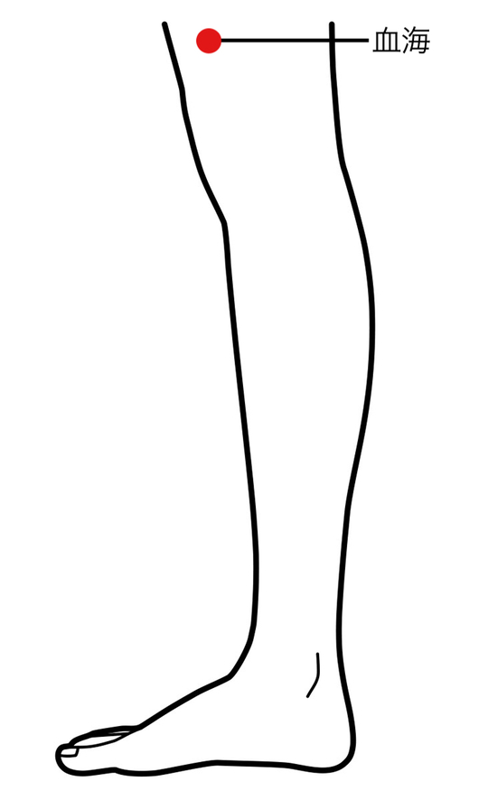 ツボ：血海
